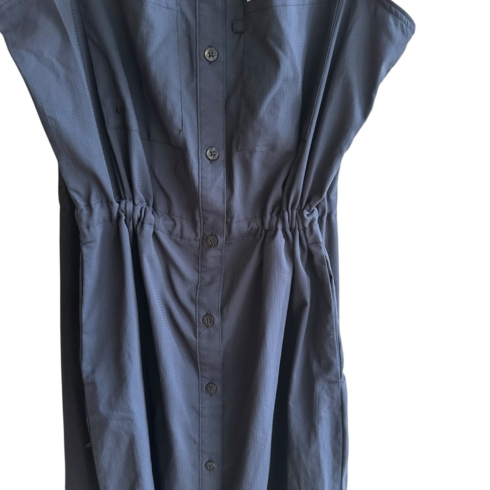 Columbia PFG Tamiami Button Front Cinch Waist Midi Dress - Picture 4 of 7